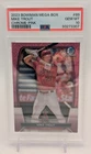 2023 Bowman Chrome Mega Box PSA 10 MIKE TROUT Pink Refractor /199 LA Angels