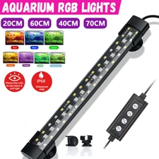 hygger 24/7 Modes LED Fish Tank Light Aquarium Submersible Light Spectrum Hidden