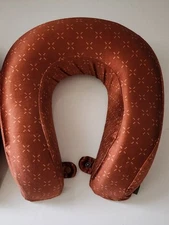 Memory Foam Travel Neck Pillow Amber Brown - Open Story™