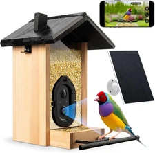Geeni BirdConnect FeatherCam Smart Bird Feeder with Camera Brand New