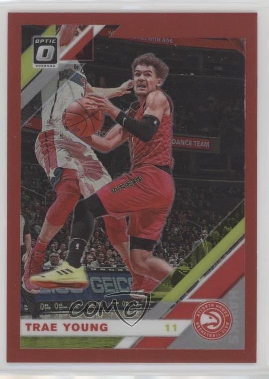 2019-20 Panini Donruss Optic Red Prizm /99 Trae Young #2