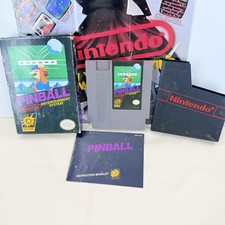 Pinball Nintendo Entertainment System NES, 1985 - CIB Complete, Tested, Works 