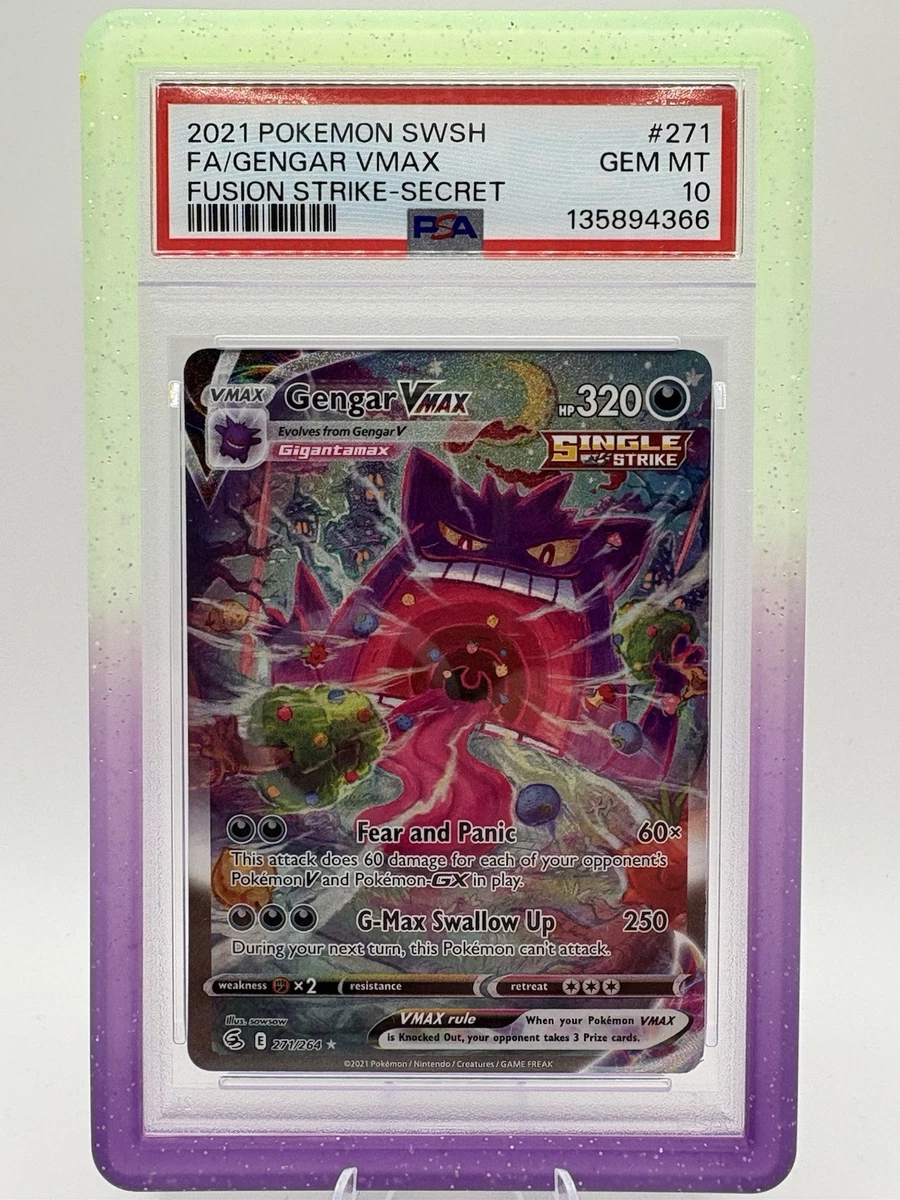 Gengar VMAX 271/264 Swsh08: Fusion Strike for sale | eBay
