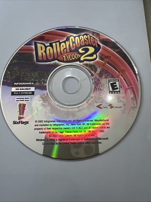 RollerCoaster Tycoon 2 PC 2002 Disk Only Tested & Working