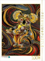 Calvendo Puzzle Koala In The Style Of Aboriginal Art | 1000 Pieces, Finished Siz