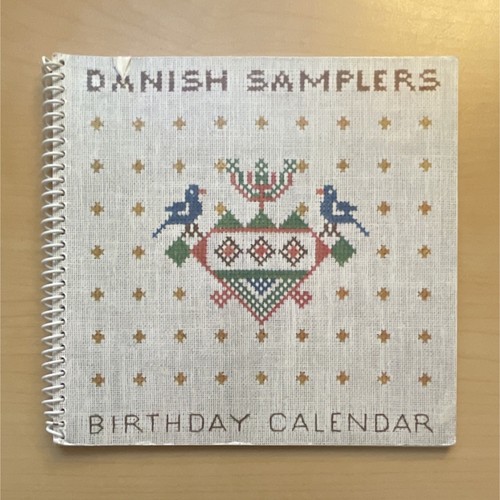 Haandarbejdets Fremme Danish Samplers Birthday Calendar Desk Calendar