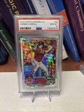 2023 Topps Chrome Logofractor Edition - Corbin Carroll #95 (RC) PSA 10