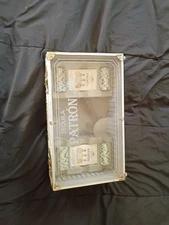 2 PATRON TEQUILA Poker Chips and Playing Cards Logo Bee Set Unopened w/ case