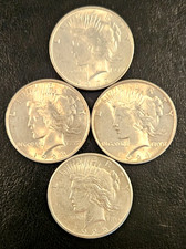 Gorgeous Set 1922 1923 1924 1925 Peace Dollars UNC/GEM BU Great Collector Lot