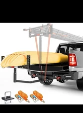 YZONA Truck Bed Extender Hitch Mount, 2 in 1 Design 800 lbs Load Capacity