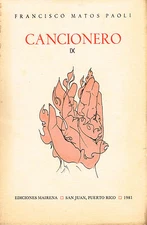 Francisco Matos Paoli Cancionero IX Puerto Rico Poesia