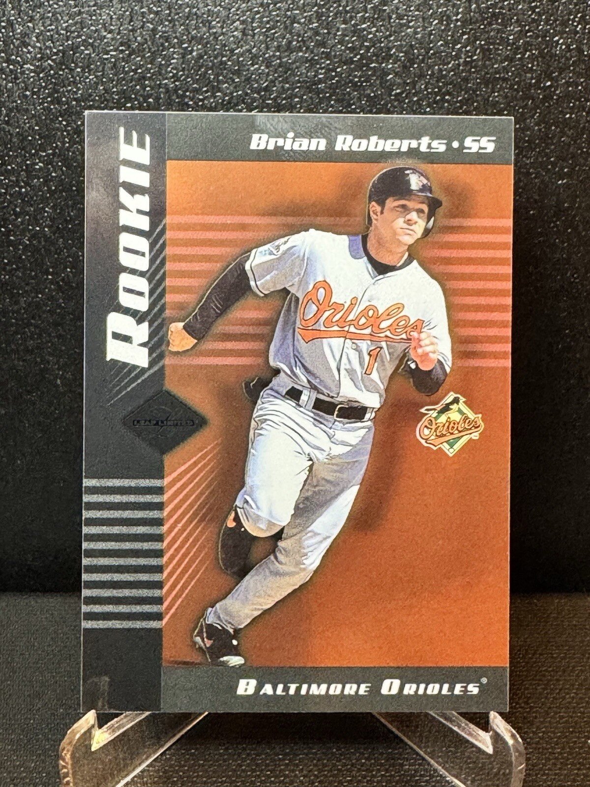 2001 Leaf Limited - #258 Brian Roberts /1000 (RC) Baltimore Orioles Numbered