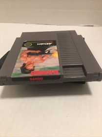 RAMBO game cartridge only for Original Nintendo NES. Tested. Sleeve Included