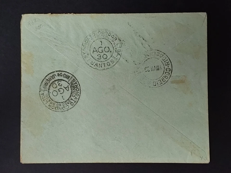 Lloyd Boliviano - Correo Aereo Bolicia Brasil 1930 - Sindicato Cóndor Foto 2 de 2