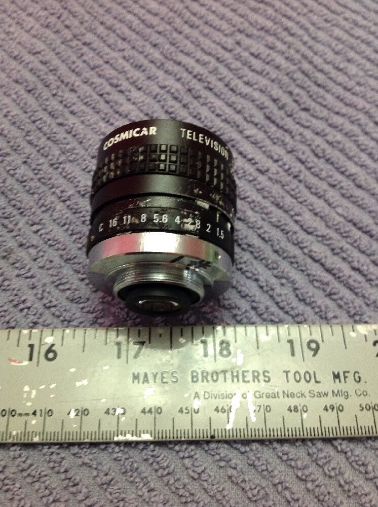 Cosmicar Pentax C30811 Television Lens 8.5mm F1.5 | eBay Cosmicar Pentax C30811 Television Lens 8.5mm F1.5 | eBay
