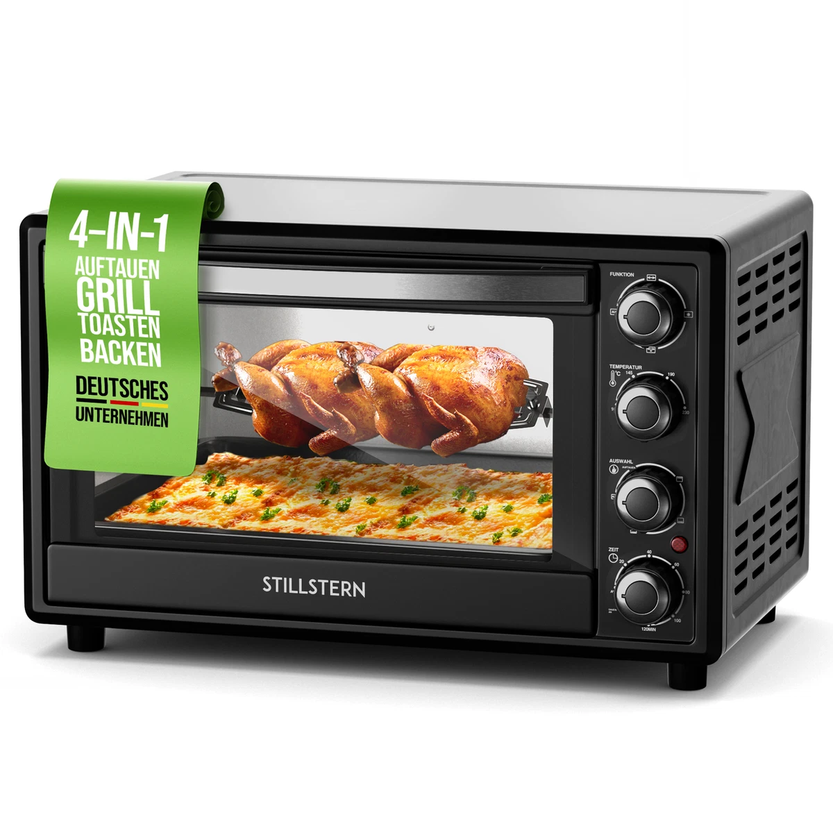 Mini Backofen Heißluft Ober Unterhitze
