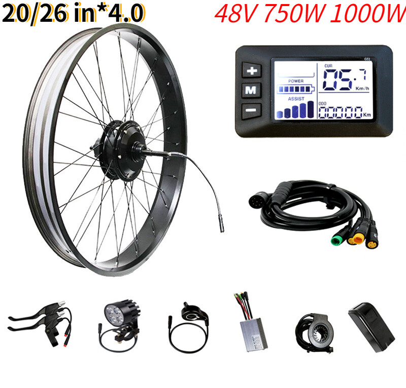 48v 750w 750w Ebike Conversion Kit BMX 20 Inch 48V 500W 750W 1000W