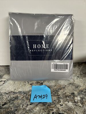 Home Reflections Grey 1000TC Cotton Blend Twin Size Sheet Set w/ Extra Cases