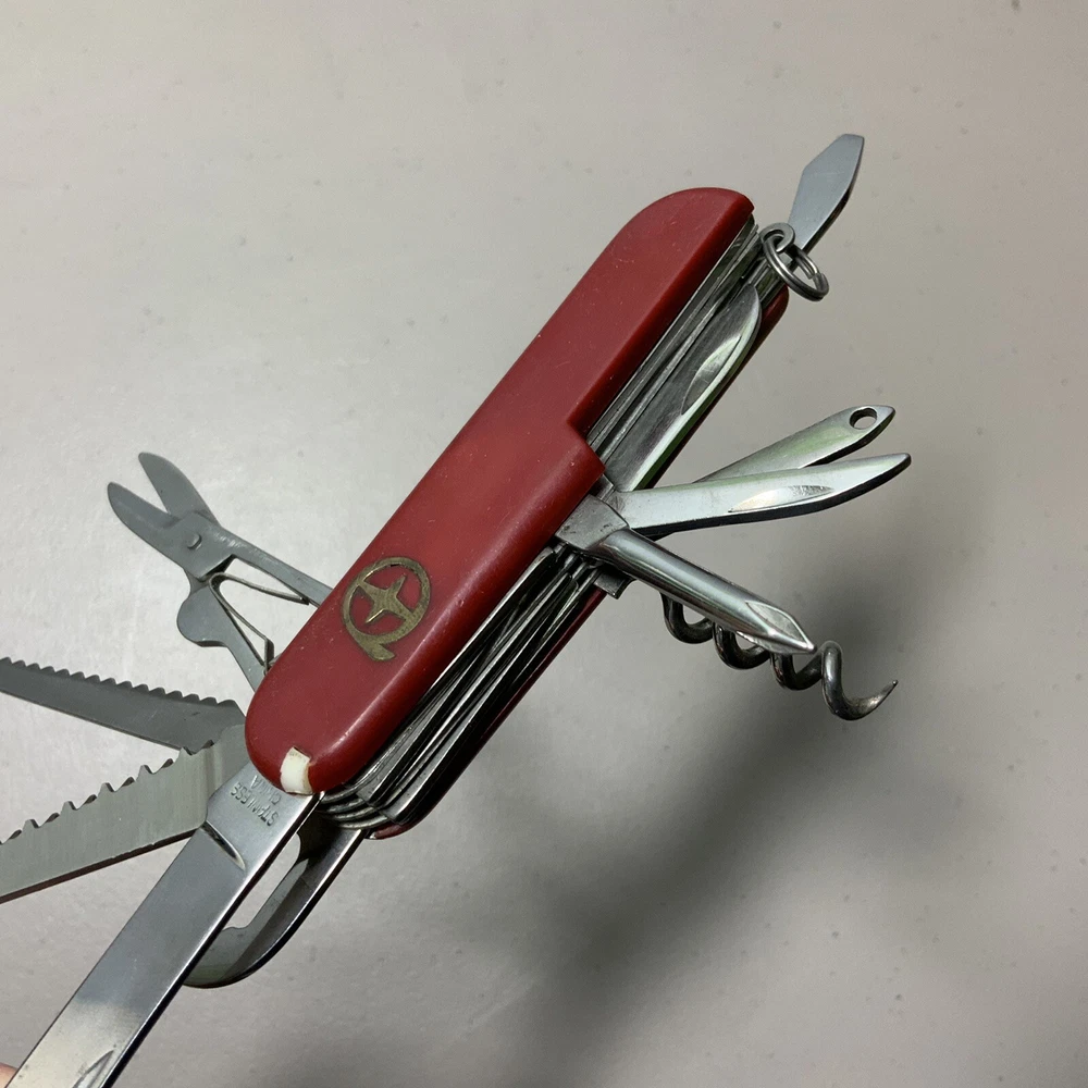 Multi-Tool Knives 2 Red Star-in-Q 15 Tools Pocket Screw File One Tool for Parts