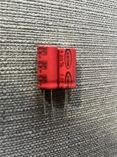 2 pieces Non-Polarized NP BP Electrolytic Capacitor 6.8uF 50V XICON 16mm X 31mm