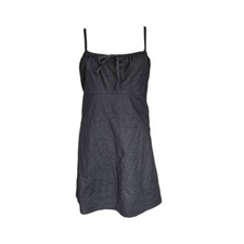 dark coquette mini dress