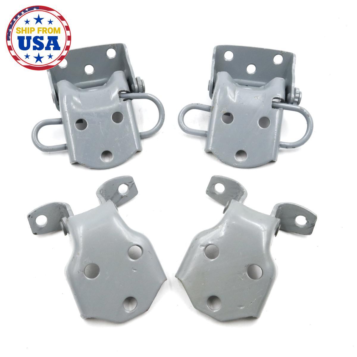 DesignGuu Front Door Hinges Upper & Lower Set For 1979-1986 Nissan Datsun 720 Pickup