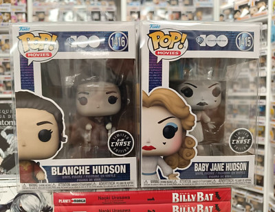 Funko Pop! WHAT EVER HAPPENED TO BABY JANE 1415 + 1416 KONVOLUT S/W CHASE ORIGINAL