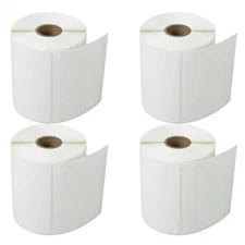 4ROLLS Direct Thermal Shipping 500 Labels/Roll 4"X3" For Zebra LP-2844 GC420T