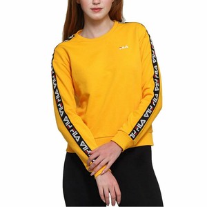 sudadera fila amarilla mujer
