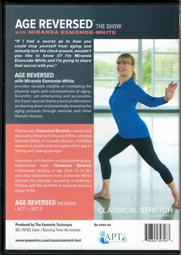 AGE REVERSED The SHOW Health EDUCATION for SENIORS a DVD Video CLASSICAL STRETCH - Picture 2 of 2