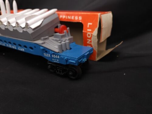 VINTAGE LIONEL POSTWAR 6544 MISSILE FIRING TRAIL CAR WITH ORIGINAL BOX L0002 - Picture 12 of 21
