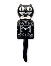 Classic Black Kit-Cat Klock (15.5  high)