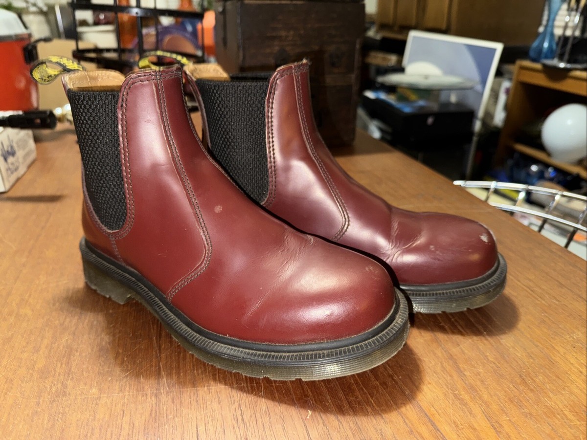 Leather Chelsea Dr Martens Vintage 2976 Chelsea Boots Oxblood