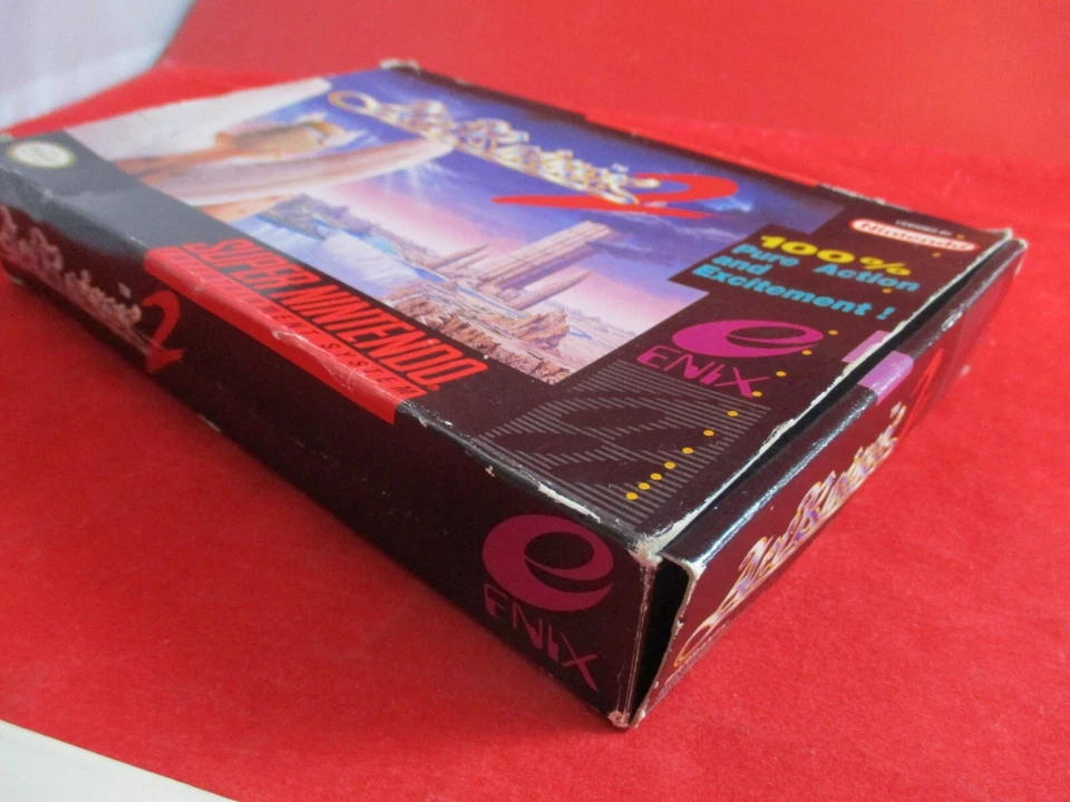 ActRaiser 2 Super Nintendo SNES COMPLETO con Caja Manual Juego FUNCIONA! Foto 4 de 4