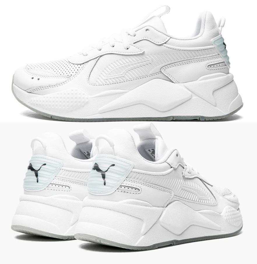 PUMA RS-X WHITE ICE 375372-01 MEN'S RUNNING CASUAL SHOES TRAINING 