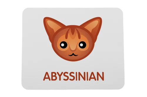 Abyssinian onderzetter met kat Art-Dog