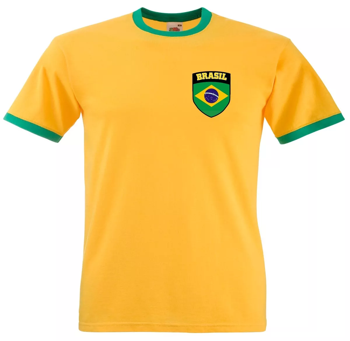 Brazil Brasil Brazilian Football Soccer Team T-Shirt Jersey - All Sizes S  to 3XL