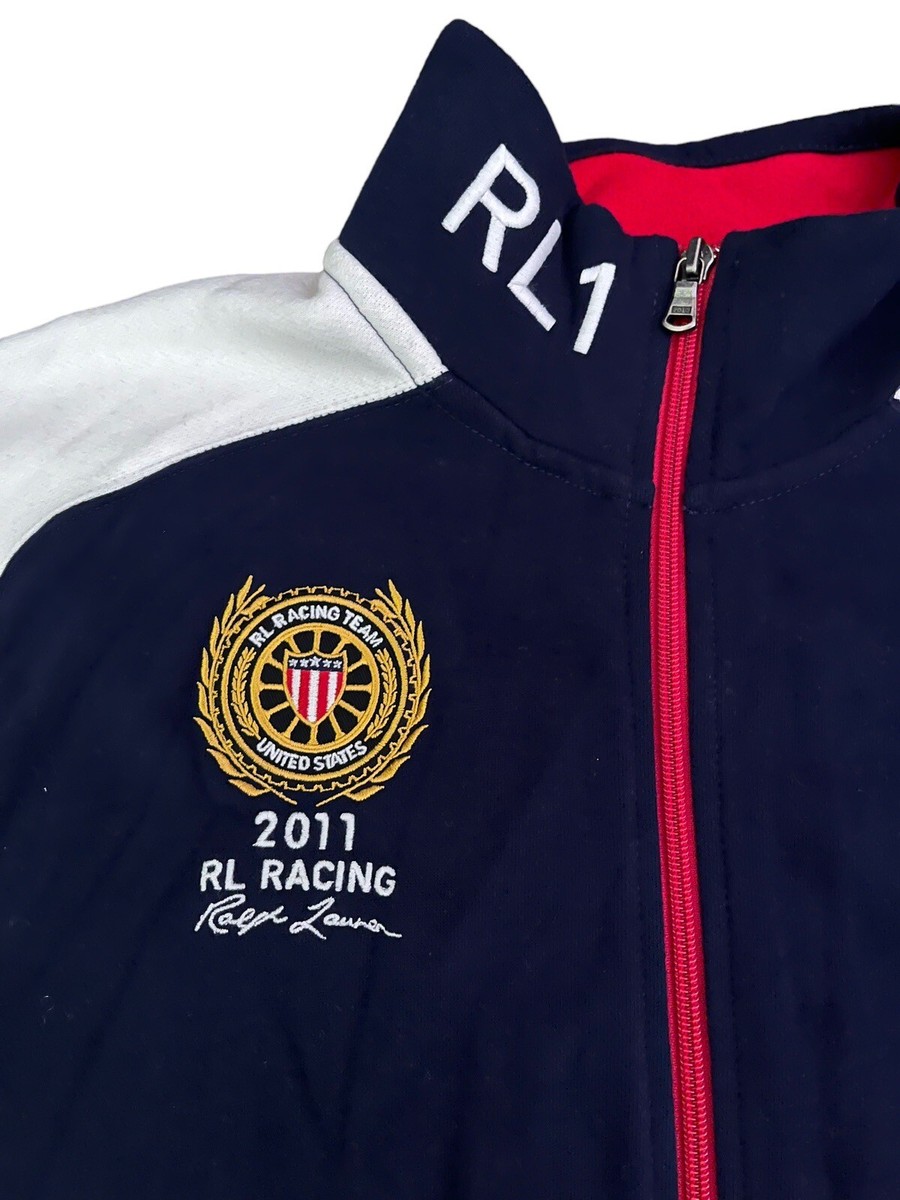 RARE POLO RALPH LAUREN RL TEAM RACING UNITED STATES 2011 SZ RARE POLO RALPH LAUREN RL TEAM RACING UNITED STATES 2011 SZ