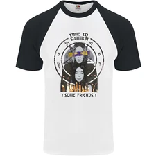 Time to Summon Some Friends Ouija Board Mens S/S Baseball T-Shirt