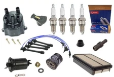 for Toyota Tacoma 4Runner Tune-Up Kit Wires+Cap+Rotor+Spark Plugs+Air+Fuel+PCV