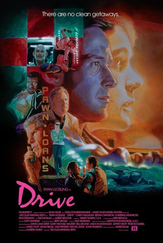Drive Film Ryan Gosling by Hugh Fleming Bottleneck Gallery XX/175 - Picture 2 of 2