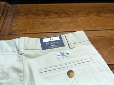 綸ページ VINEYARD VINES Stone Beige Stretch Breaker Chino Pants Girls