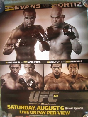 UFC RIO 18 X 24 POSTER SILVA VS OKAMI AVA GRIFFIN NOGUEIRA SCHAUB MMA L@@K