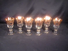 Arte Italica Medici Gold Wine Glasses Set of 6