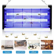 40W Bug Zapper Electric Insect Killer Mosquito Fly Pest Trap UV LED Indoor Lamp
