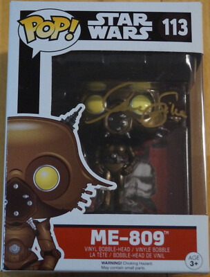 Stephanie Silva Autogramm Funko POP, Star Wars ME-809 persönlich unterzeichnet