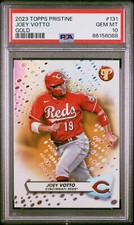 Joey Votto 2023 Topps Pristine Gold Refractor /50 PSA 10 #131 POP 1