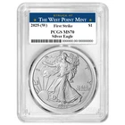 2025 (W) $1 1-oz American Silver Eagle PCGS MS70 FS West Point Label