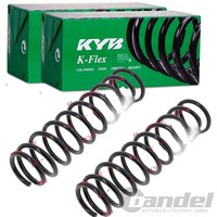 2X KYB K-FLEX Fahrwerksfedern Hinten Passend FÜR Mitsubishi Colt Lancer