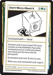 Don't Worry About It - Mystery Booster 2 Playtest Card